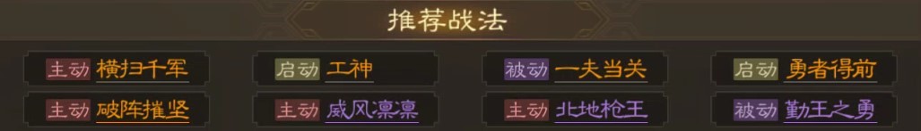 三国志战棋版关羽战法搭配一览