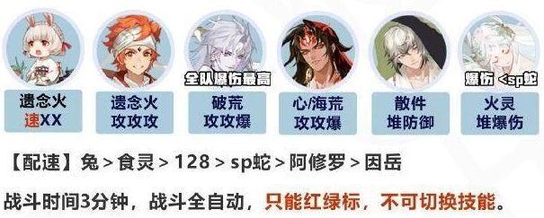 阴阳师四时序战阵容怎么搭配