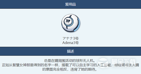 蔚蓝档案Adena3号物品图鉴详情