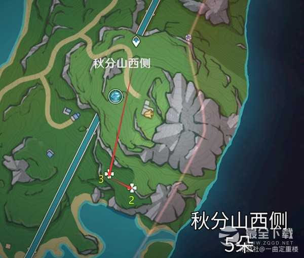 原神4.0虹彩蔷薇采集路线介绍