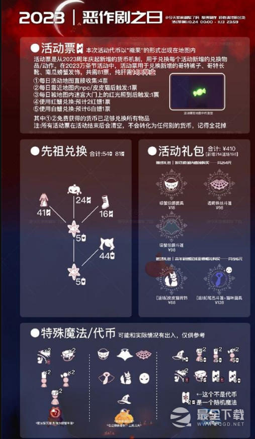 《光遇》2023恶作剧之日兑换图一览