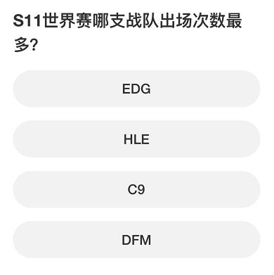 英雄联盟S赛知识问答答案大全