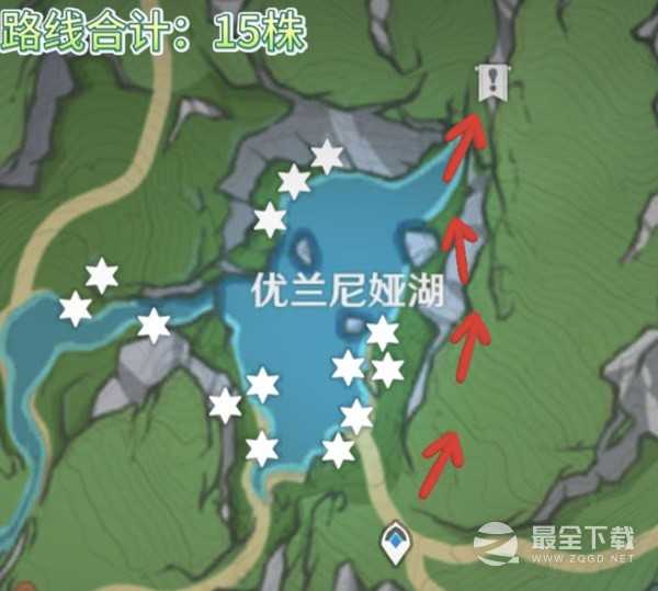 原神4.2版湖光铃兰高效采集路线推荐攻略