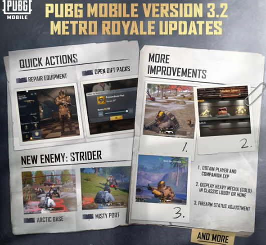 pubg国际服手游3.2更新内容一览 3.2版本更新内容汇总图片1