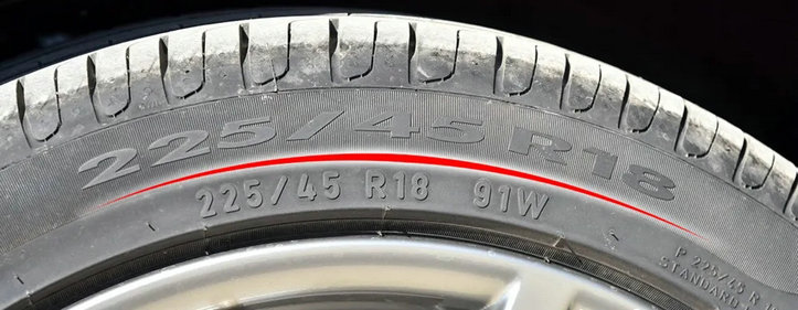 轮胎上的数字和字母是什么意思