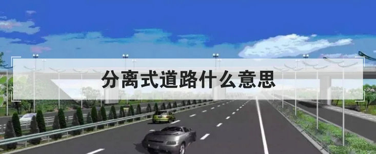 分离式道路是什么意思(分离式道路是什么意思图片)