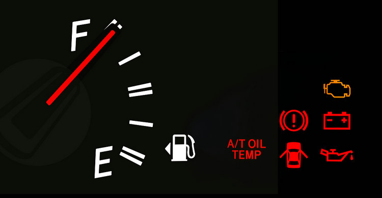 燃油表e和f是什么意思(汽车油表f和e)