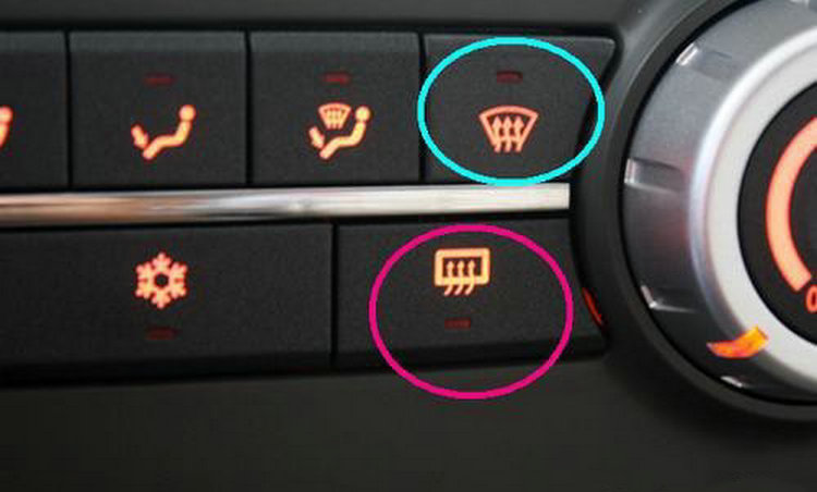 汽车除霜按钮是哪个(汽车除霜按钮是哪个键)