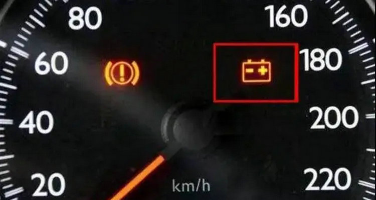 汽车蓄电池指示灯一闪一闪的还能开吗