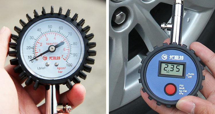 充气表怎么看轮胎气压(充气表怎么看轮胎气压多少正常)