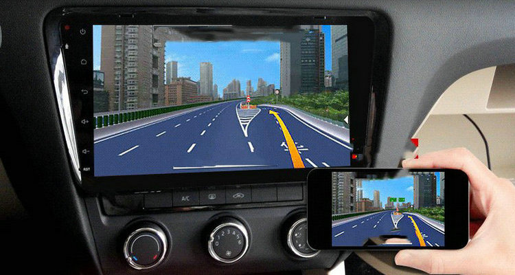 手机上的导航怎么投到汽车屏幕上