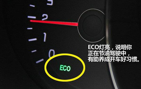车上显示eco绿灯是什么意思(汽车仪表显示eco绿灯)