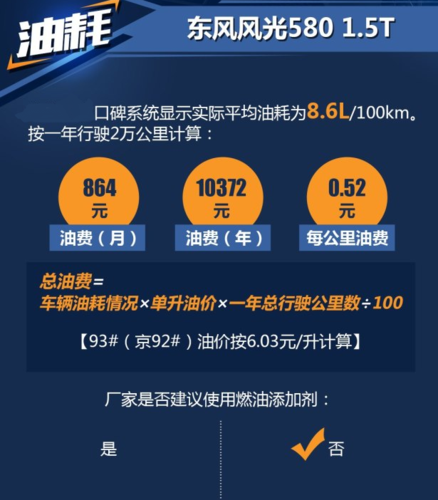 风光580为什么费油 风光580太耗油怎么办