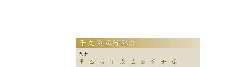 四柱中天干地支的意义，天干地支怎么算年份