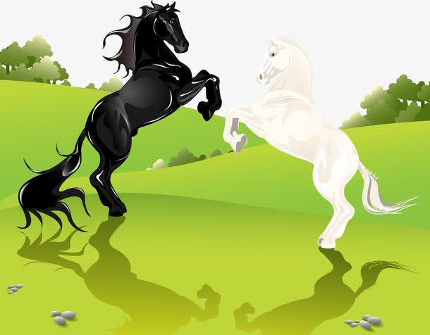 白马加黑马等于什么马，黑马白马红马加起来是什么马