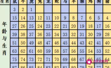 3、年属什么生肖